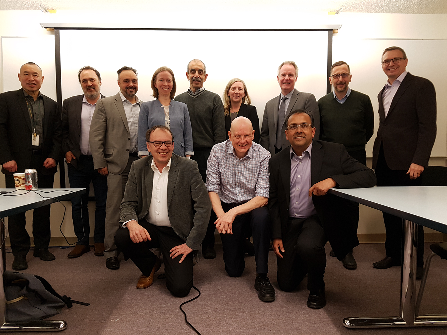 Photo:  Initial Shared SOC meeting  on April 11th 2018, at the University of Alberta.